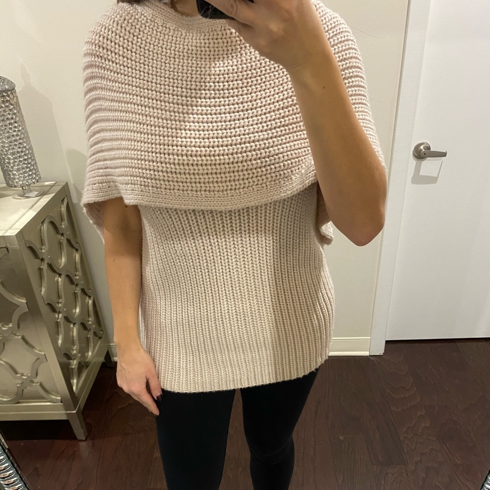 BCBGMAXAZRIA Mariana Draped Wrap Sweater